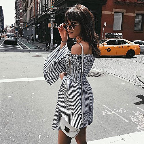 2 Gerichy+Women+Shoulder+Striped+Ruffles