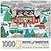Bits and Pieces - 1000 Piece Jigsaw Puzzle for Adults - The Warming House - 1000 pc Christmas Winter Holiday Jigsaw by Artist Mark Frost