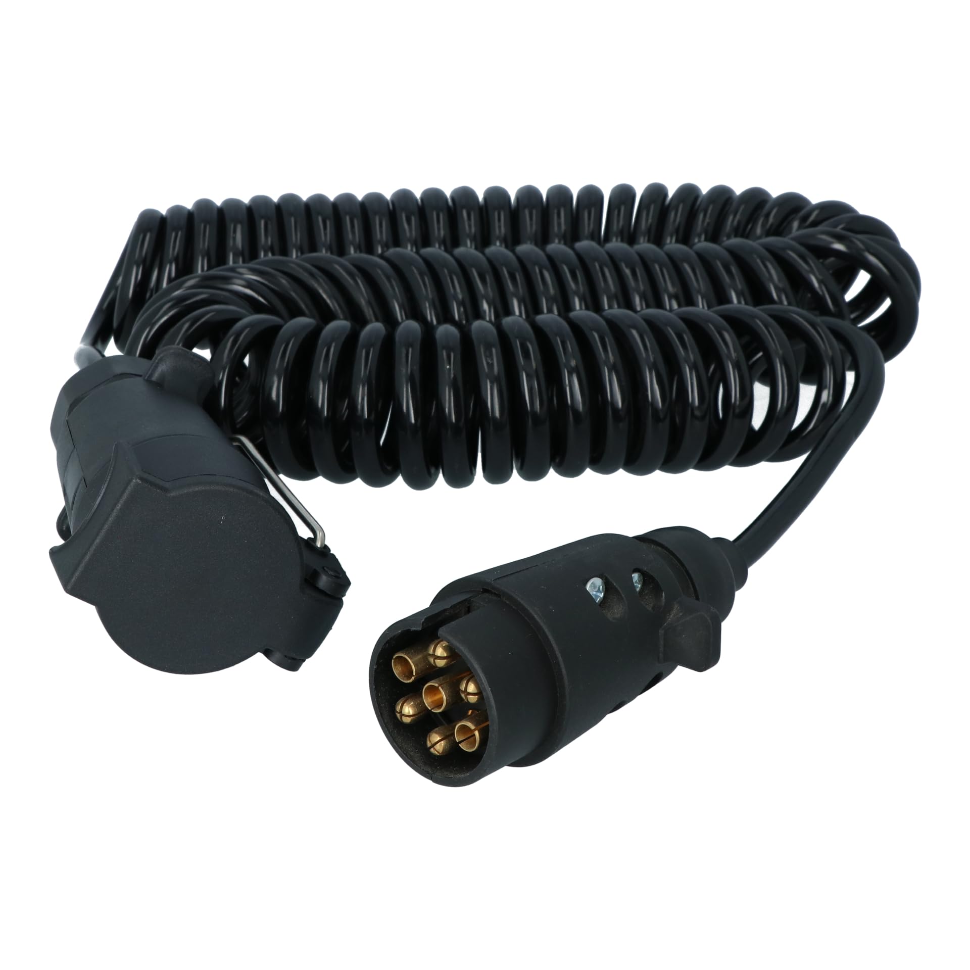 Carpoint Extension Cable for Trailer Spiral 7-pin - Plug/Socket