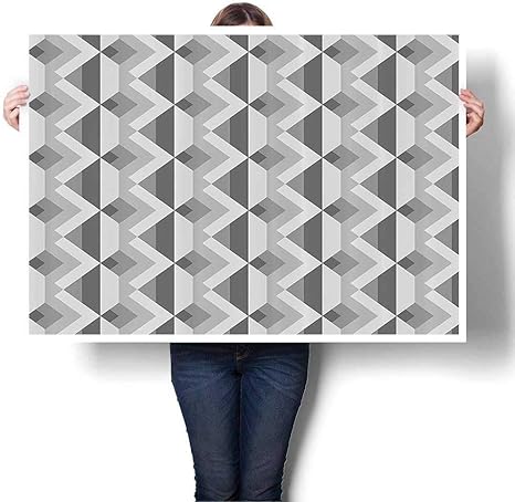 Diy Pintura 3d Atemporal Antiguo Diseno Nordico Con Triangulos Y