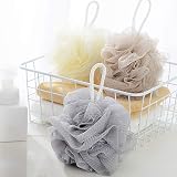 Omenluck 3Pcs Bath Shower Sponge Ball Loofah Deep Cleaning Body Scrubbers Mixed view 3