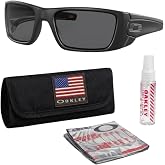 Oakley Standard Issue SI FUEL CELL USA FLAG Collection Sunglasses With Kit | Military Grade Sunglasses &bull; American Flag Collection &bull; Patriotic Design &bull; Twin Toric HDO Optics &bull; Lightweight Durable Frame