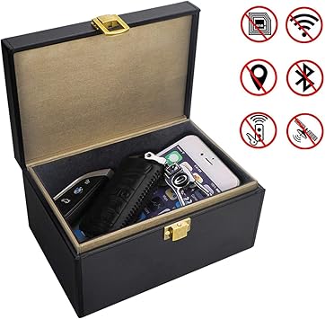 Qcore Faraday Caja para llaves de coche, caja de bloqueo de señal de llave de coche