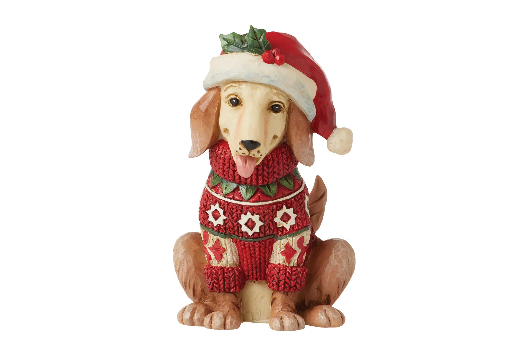Enesco Jim Shore Hwc Christmas Dog Mini Figurine