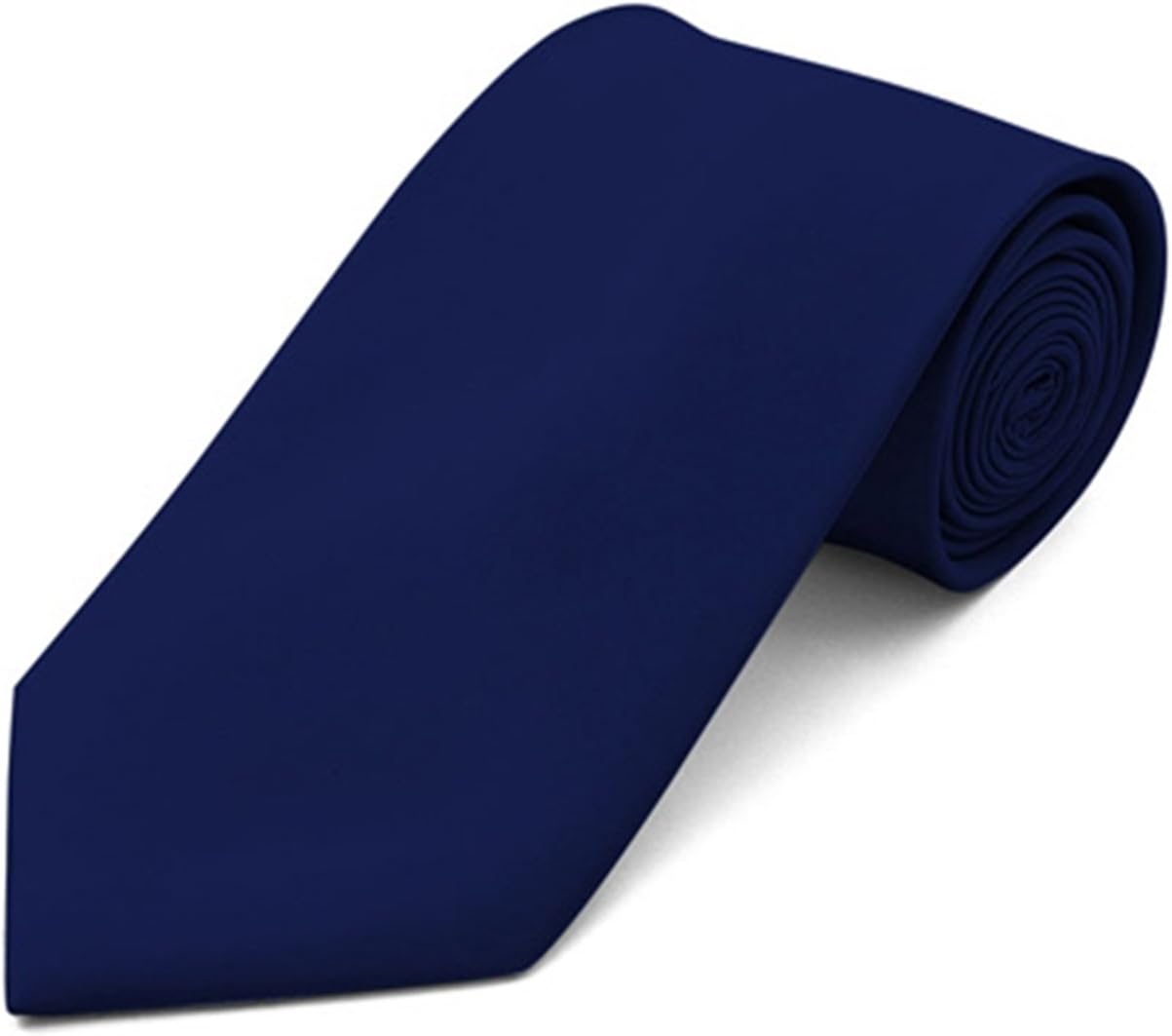 Men's Solid Color Neck Tie And Matching Hanky Set