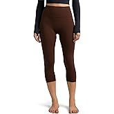 Colorfulkoala Dreamlux No Front Seam Leggings for Women High Waisted Capris 21" Inseam Yoga Pants