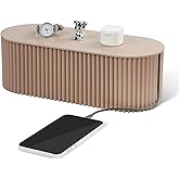 RAMFIYN Cable Management Box Large Cable Organizer Box for Power Strips, Surge Protectors, Chargers, Adapters, TV Computer Wires Cable Hider Organizer Box with Cable Ties，Clip Holders - Khaki