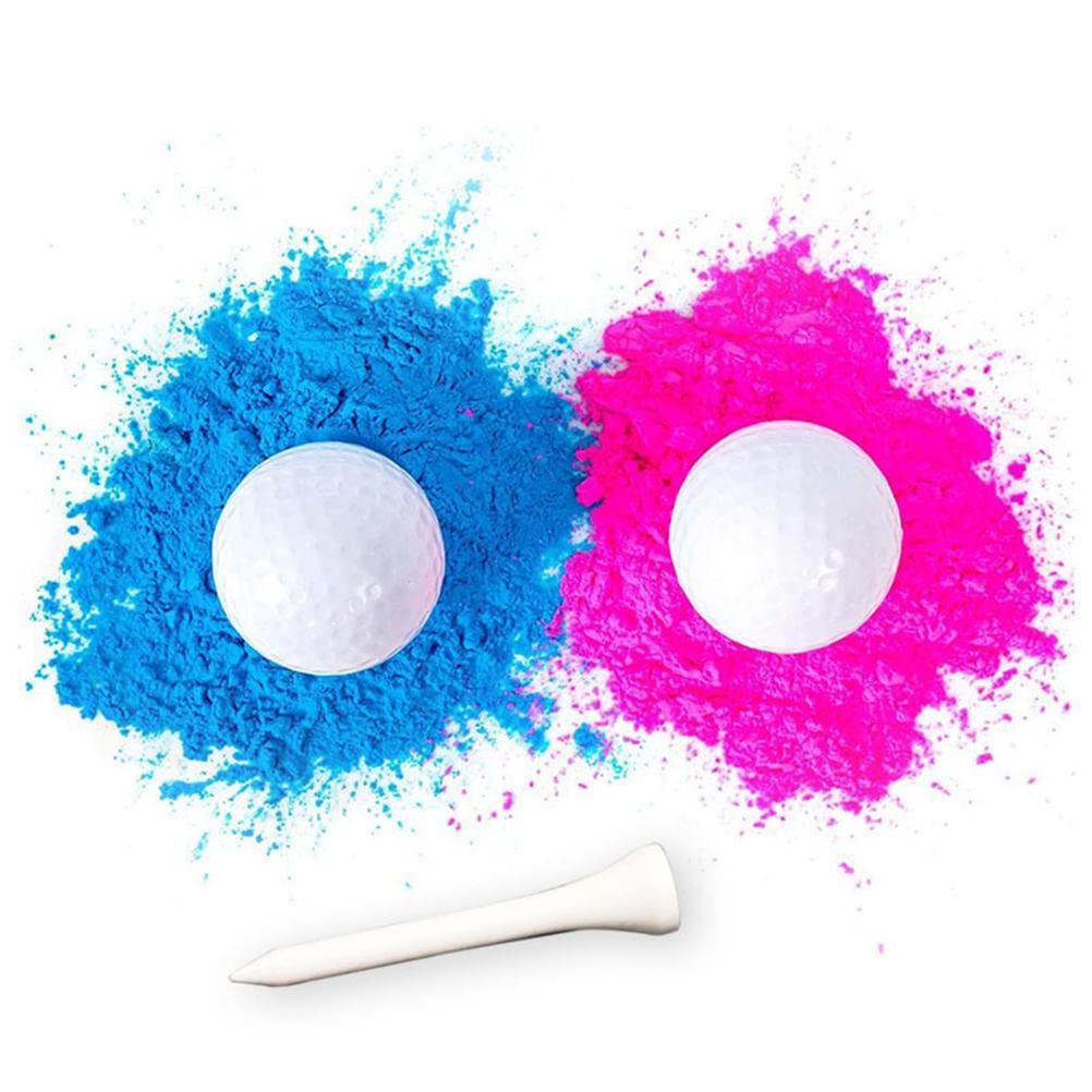 Exploding Golf Ball Prank That Creates Smog on Impact - Halloween and Christmas Party Gender Reveal Decoration With Tee