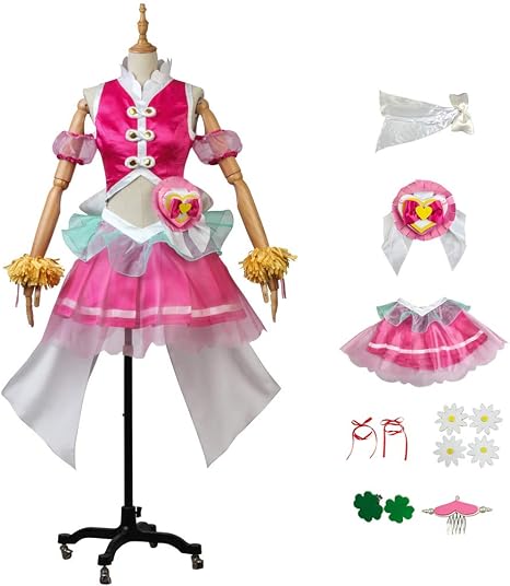 Amazon Mostfar コスプレ衣装 Hugっと プリキュア キュアエール 野乃はな 仮装 変装 全セット アニメ コスチューム Cosplay 豪華版 コスプレ 仮装 通販
