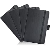 Pocket Notebook, Small Notebook,Mini A6 Notepad,Hardcover Journals-4Pack | Mini Notebook,Notepad,Note Taking,Travel,Back to School,office,Gifts for Women Men kids to Work