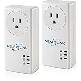 NexusLink G.hn Powerline Ethernet Adapter | 1200 Mbps | Gigabit Port, Power Saving, Home Network Expander with Stable Etherne