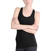 NIKIBIKI Women Seamless Plain Jersey Smooth Racerback Tank Top ...