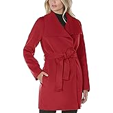 Tahari Women's Peacoat Wool Blend Lapel Collar Trench Coat