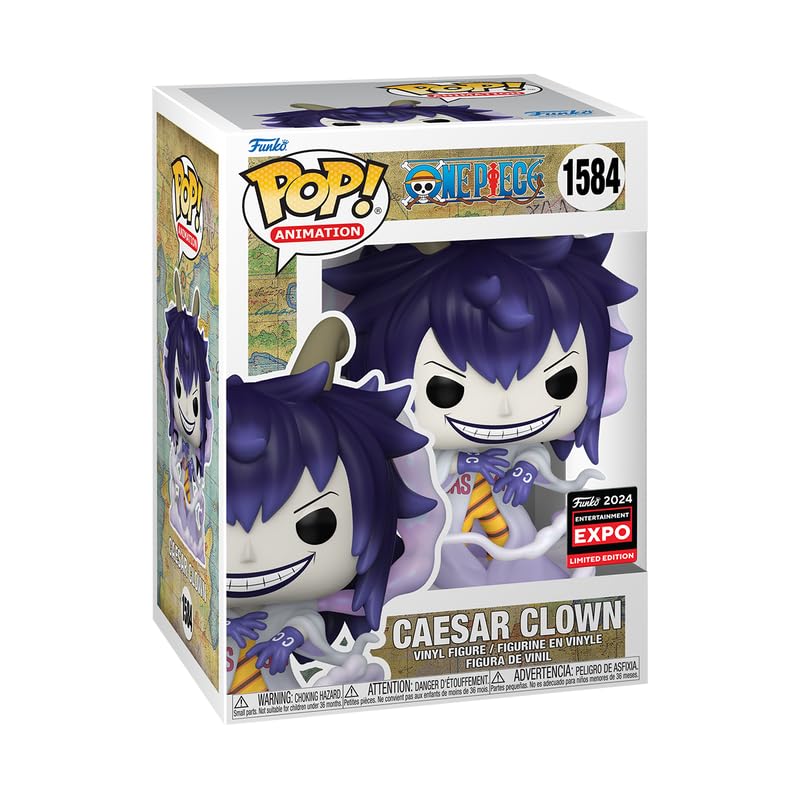 Funko Pop! Animation: One Piece - Caesar Clown (2024 Limited Edition Entertainment Expo Shared Exclusive)