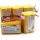 YUTSUJO (5-Pack) 4.8V 800mAh Ni-Cd Battery for BL93NC487 BAA-48R | Fits NIC0186, Custom-43, OSA-126 and ELB-CS06 emergency exit lighting systems.