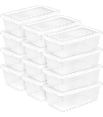 Amazon.com - Extra Large Storage Tote with Lid 26.9
