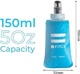 FITLY Soft Water Bottle, Collapsible Flask for Running, Hiking, Cycling view 6