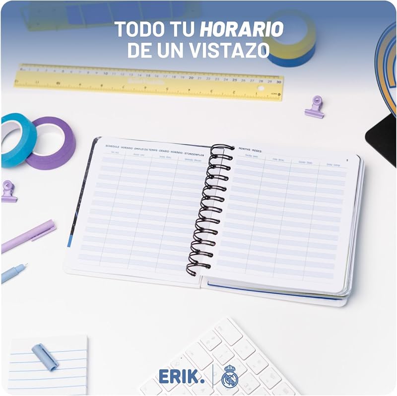 Agenda escolar Real Madrid 2026 2027