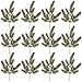 Artificial Weather Resistant Ming Pine Picks with Pinecones - (Set of 12) Use in Holiday Decorating and Christmas Floral Arrangements by Factory Direct Craft (9