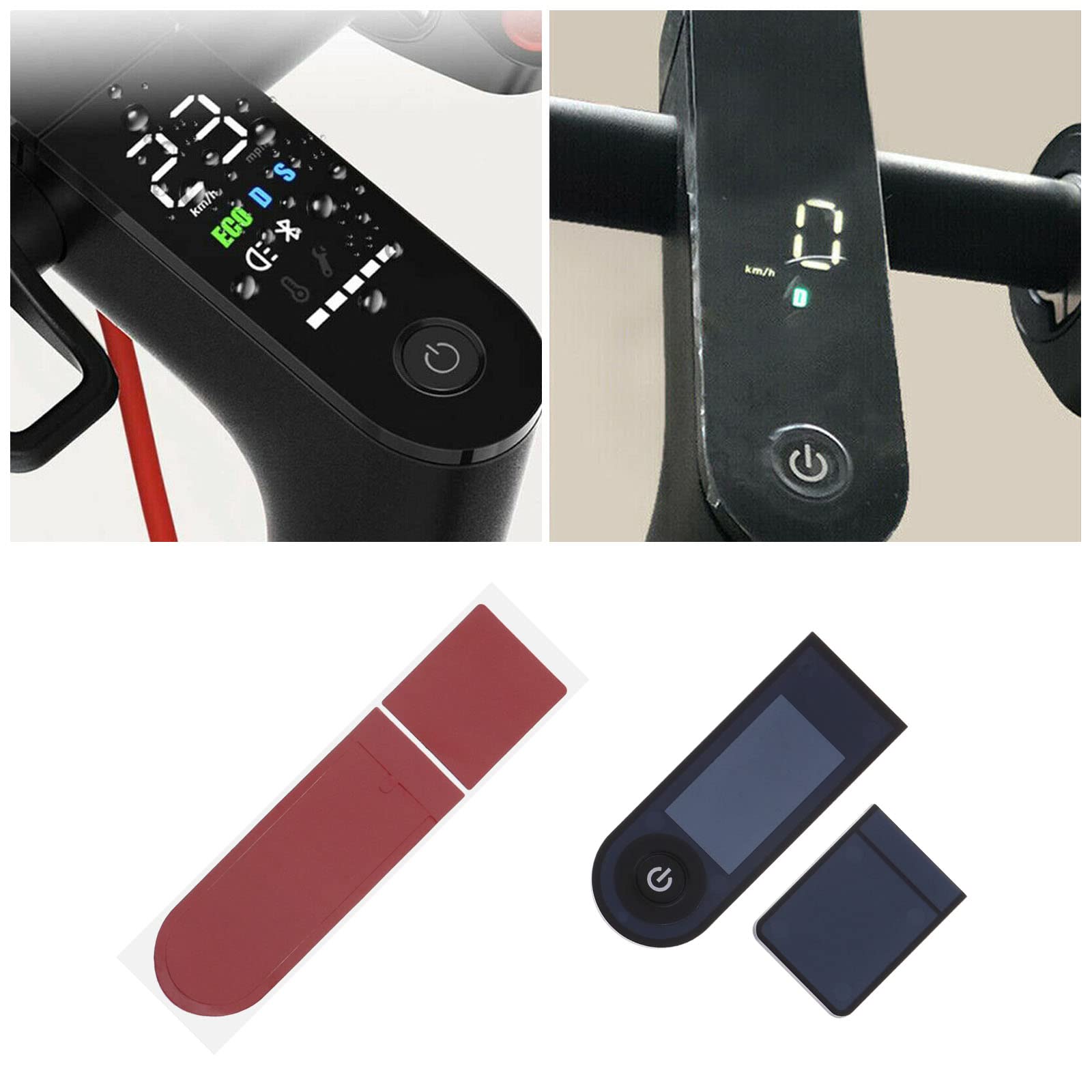 SING F LTD 1 Set of Dashboard Display Shell Replacement Plastic Screen Cover Compatible with Xiaomi M365 1S Essential Pro Pro 2 Electric Scooter