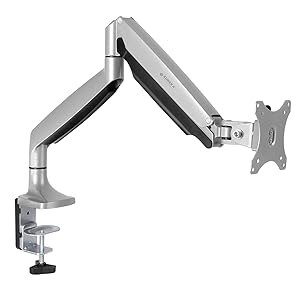 Eureka Ergonomic Premium Single Monitor Stand, Full Motion Monitor Mount Arm, Fits Screen Up to 30 Inches, Aluminum