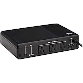 Tripp Lite 350VA UPS Desktop Battery Backup and Surge Protector, 210W, 3 Outlets, Home & Office UPS, Small Form Factor, Wall 