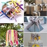 ZSYIULIA 10mm Silver Gray Satin Ribbon 22m Gift Wrapping Thin Fabric view 6