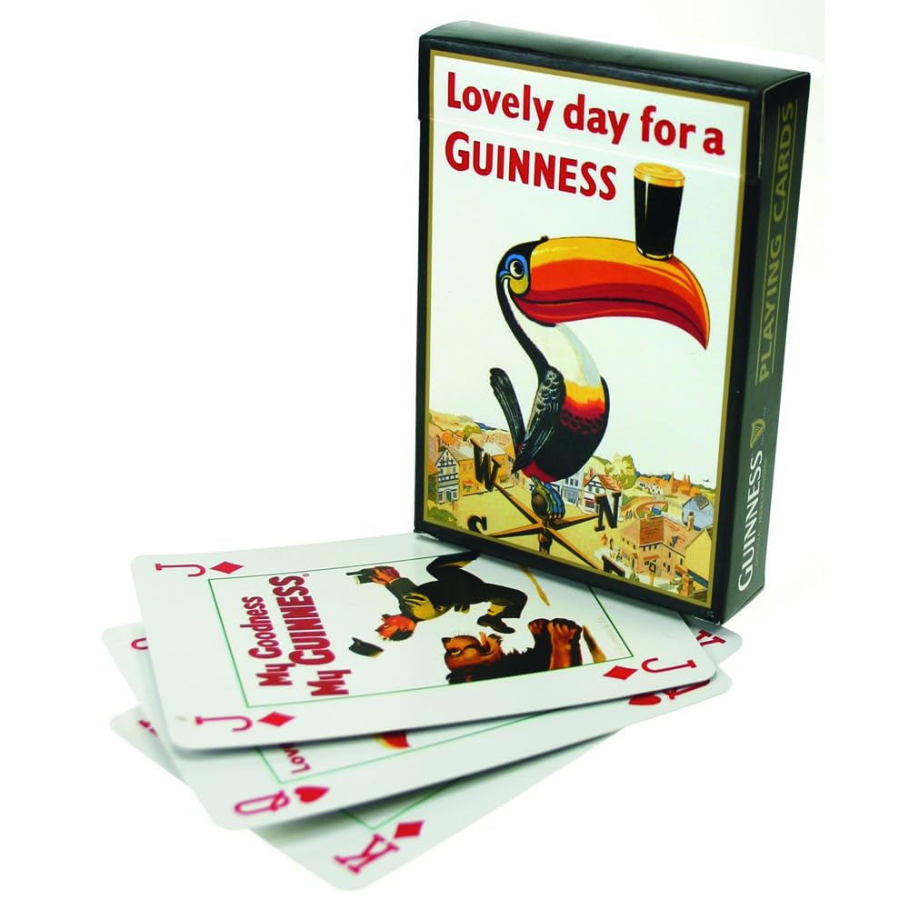 Guinness Toucan On Weather Vane Design Pack of 52 Playing Cards (Plus Jokers) (sg)