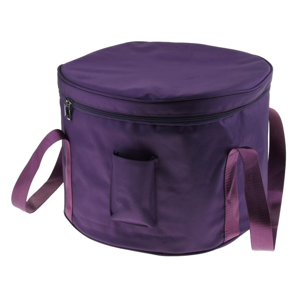 lahomia 8/11/14 Inch Carry Case Bag Cotton Padded for Crystal Singing Bowl - Purple, 14inch