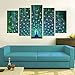 Modern Landscape Peacock Canvas Print Wall Art for Home Decor No Frame