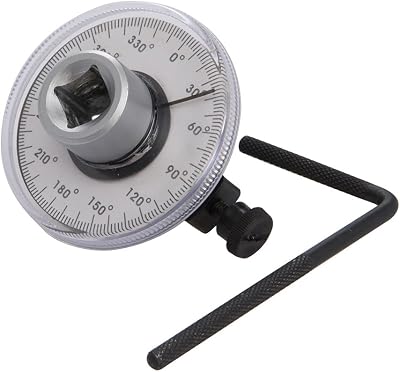 Silverline 254617 Angular Torque Gauge 1/2 Inch Drive Chrome Vanadium Steel Dial