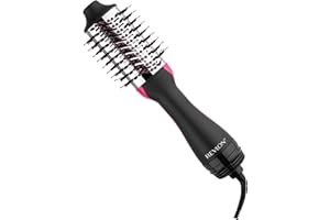 REVLON One-Step Hair Dryer and Volumizer Hot Air Brush, Titanium Max Edition