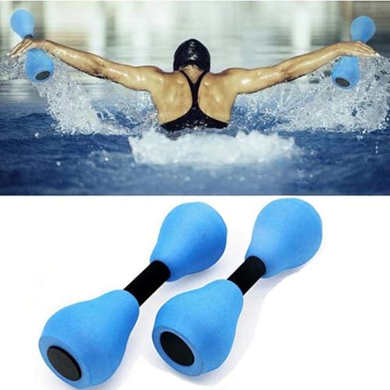 Aqua Exercise Dumbbells Set of 2, Resistance Dumbbells for Swimming