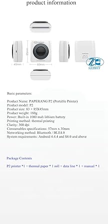 paperang printer amazon