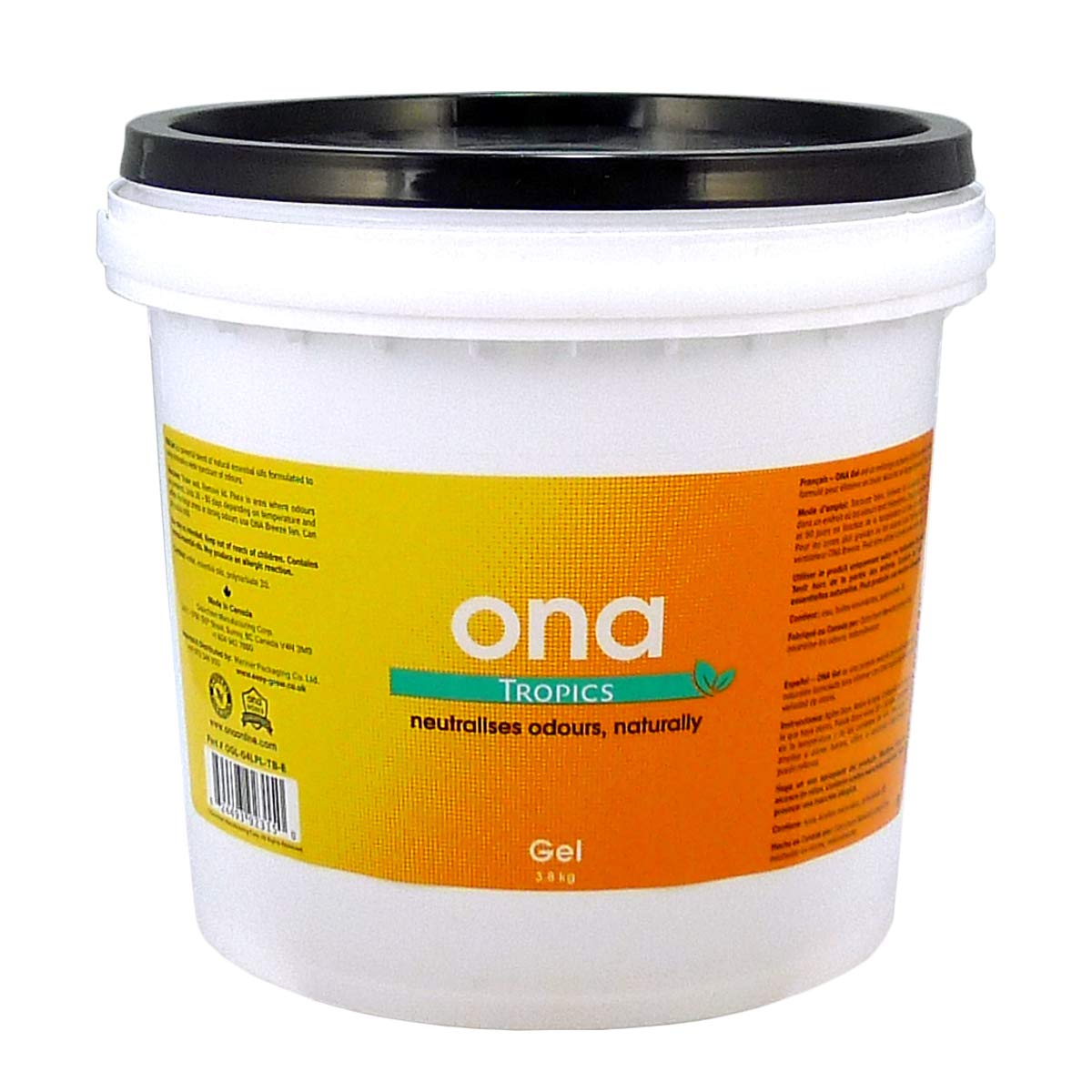 ONA Gel Tropics Odour Neutraliser - 3.8 Kg Pail Odour Eliminator