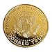 Presidential EGO 24k Gold Plated Tyranny Coin 38mm w/Case Gag Gift Stocking Stuffer