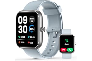 Smart Watch for Men Women, Alexa Built-in, 1.8" Fitness Tracker, 100+ Sports Modes, Bluetooth Call, DIY Dial, Heart Rate Slee