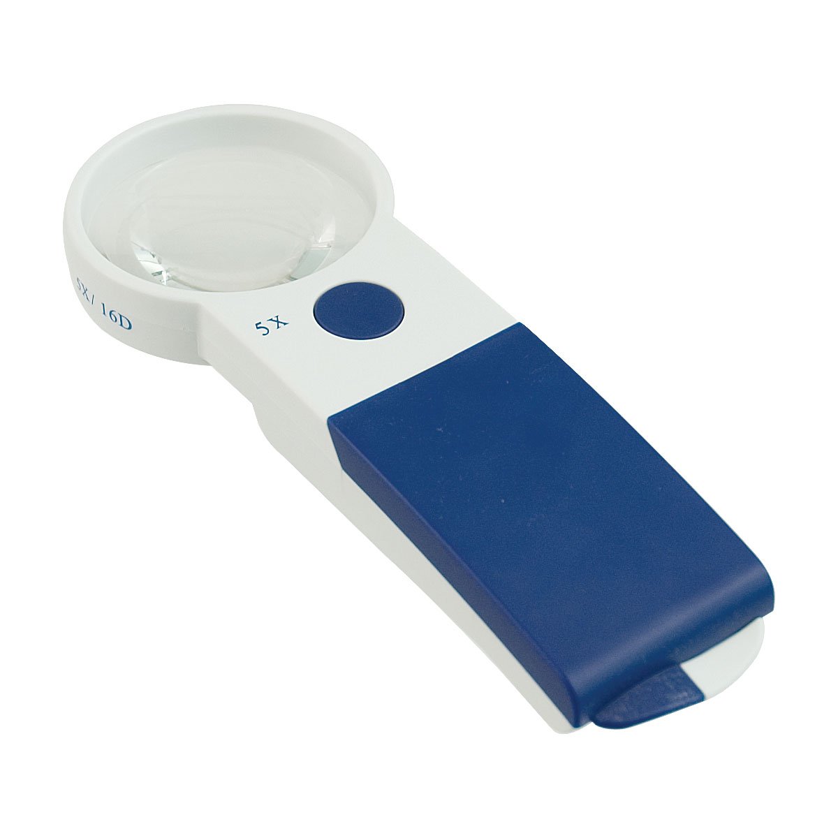 Lupa de mano LED Reizen EZ Touch 5X 16D - Lente redonda 60 mm