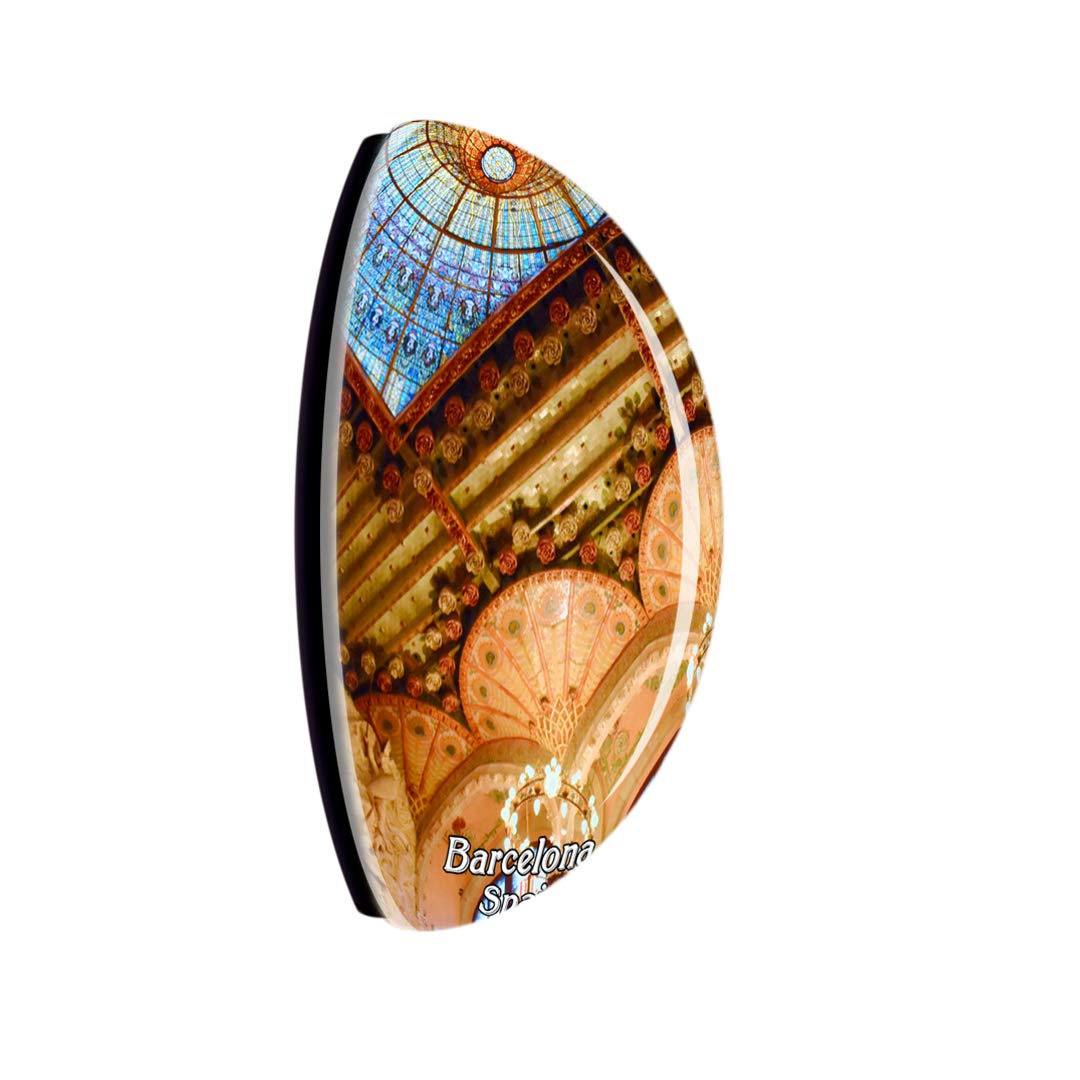 Weekino España Cataluña Concert Hall Barcelona Imán de Nevera 3D ...