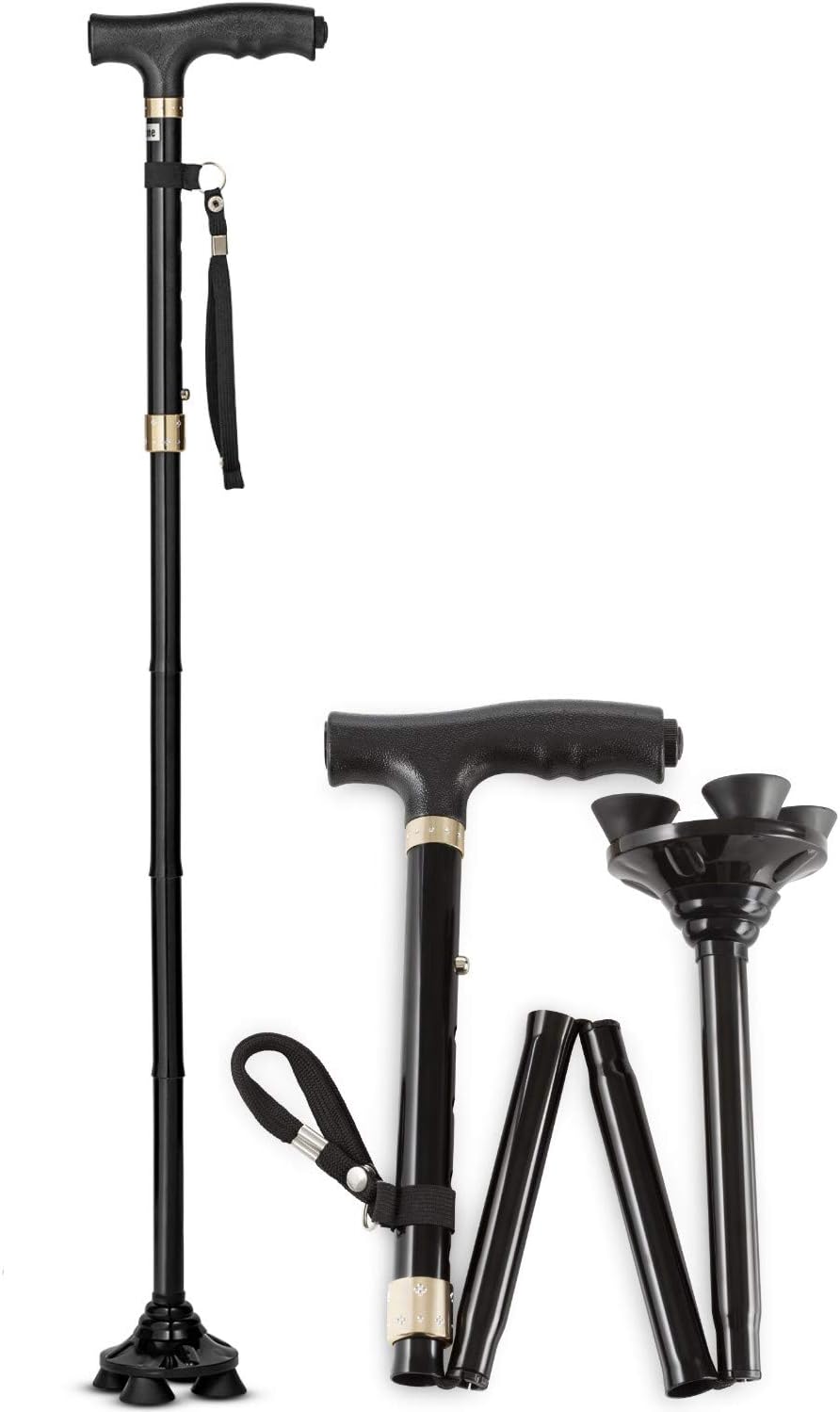 Sturdy and Supportive Adjustable Walking Cane Lightweight