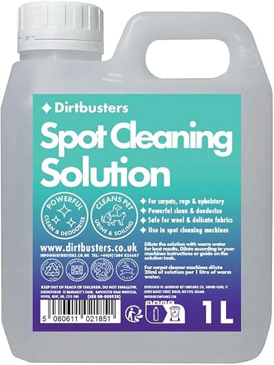 Dirtbusters Spot Cleaning Solution 1L Carpet Cleaner Shampoo