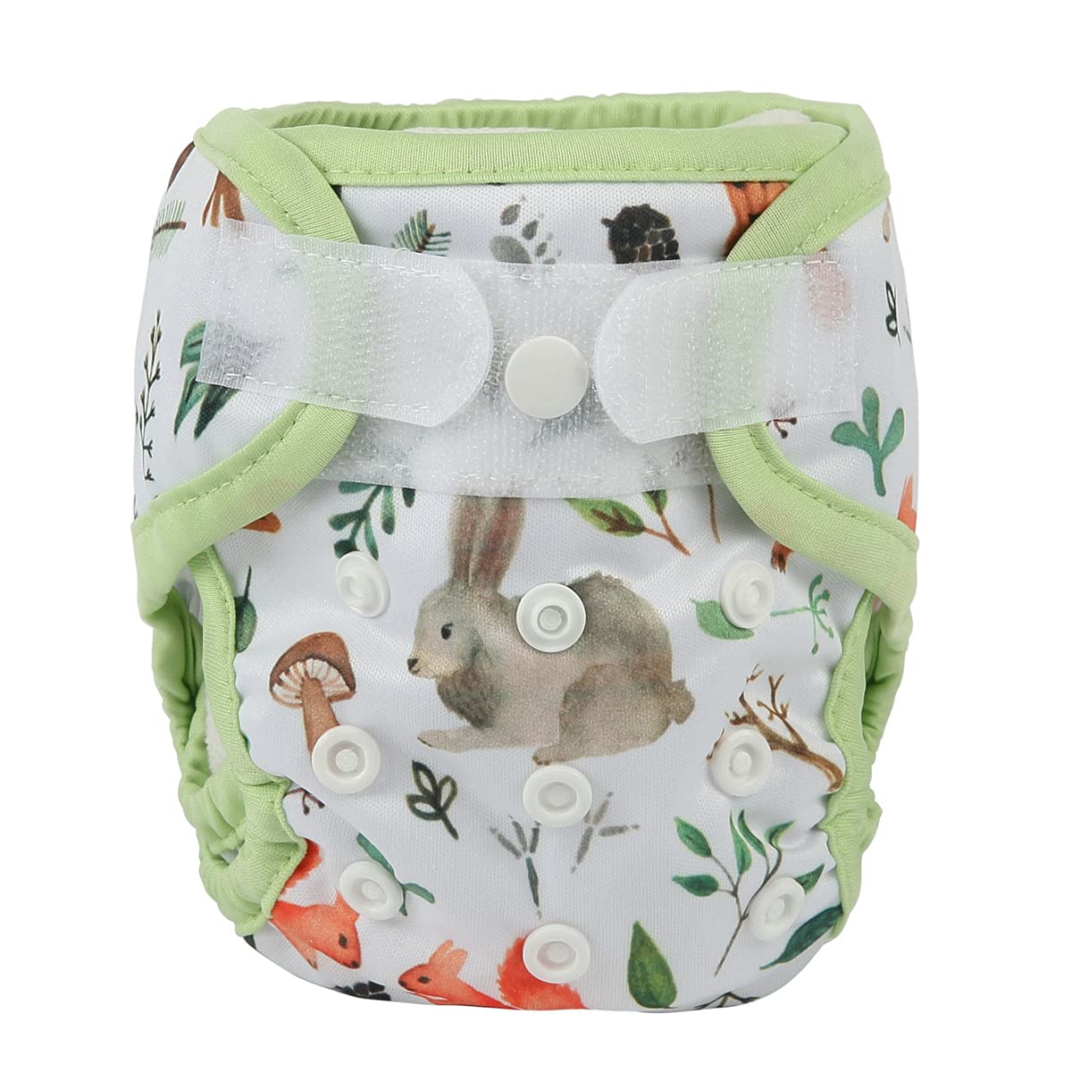 Photo 1 of Newborn Baby Cloth Diaper Cover Nappy Hook and Loop (Wolf Rabbit)
