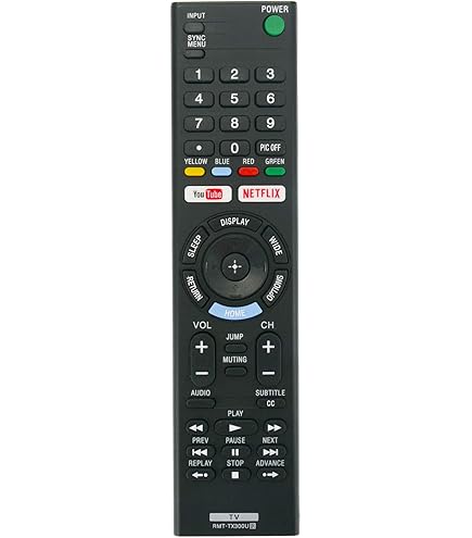 SONY RMT-300E リモコン Amazon | XINFUTE 純正 RMT-TX300E Sony Netflix TVリモコン
