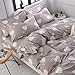 BuLuTu Strawberry Rabbit Girls Bedding Duvet Cover Set Twin White Pink Cotton with Zipper Closure,Grid Checkered Reversible Red Dots Print Cute Kids Duvet Cover Set Twin Size,68x86 in,No Comforter