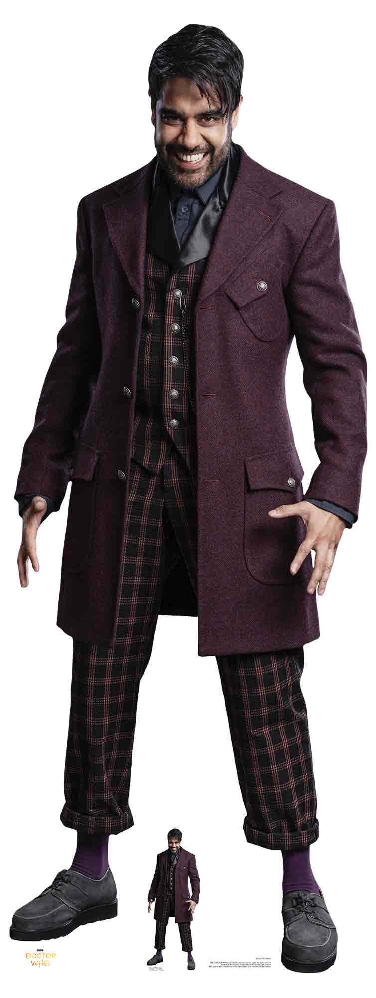 Star Cutouts SC1537 Doctor Who The Master Sacha Dhawan Lifesize Cardboard Cutout – Modern Villain Display for Hardcore Whovians