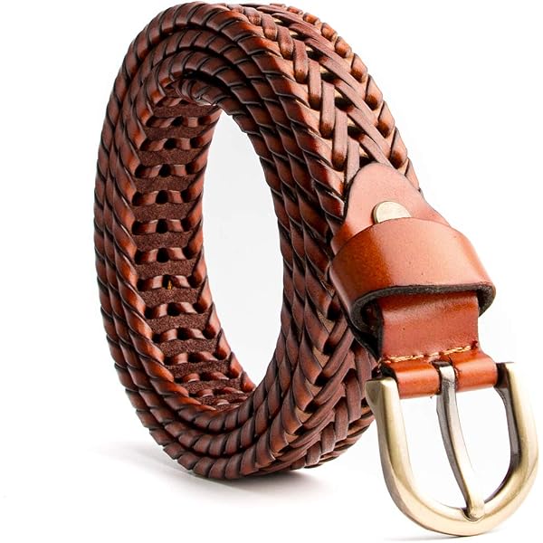 Amazon.com: ANNULOYA Women Leather Braided Causal and Dress  display picture 2