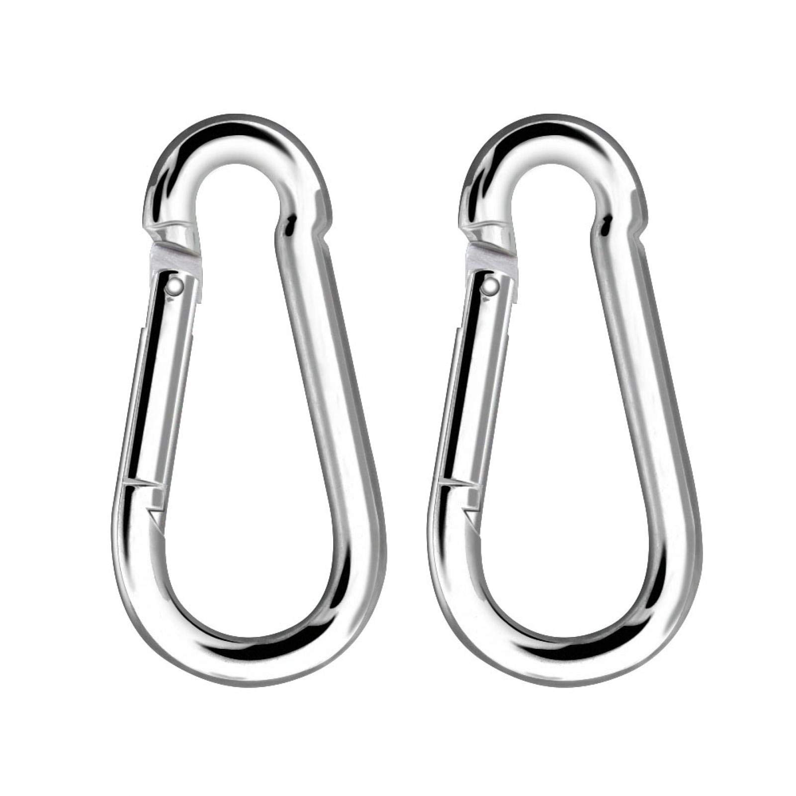 Bnineteenteam Kids Swing Carabiners, Zinc Alloy Heavy Duty Carabiners for Kids Swing Climbing Hammock Keychain Bottle Chain, Outdoor Activity, Family Fun, School Events, Festival Gatherings