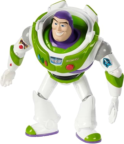 Mattel Disney Pixar Toy Story 4 Buzz Lightyear Movie Scale Posable Figure Ages