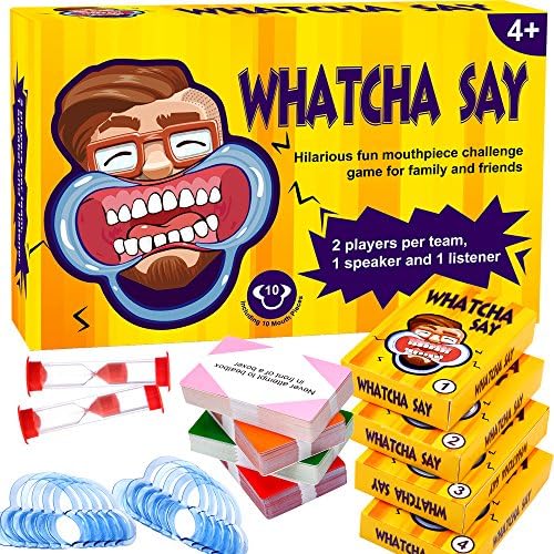 WHATCHA SAY Hilarious Mouth Guard Party Game
