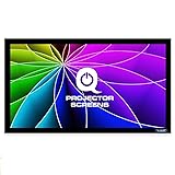 QualGear 92-Inch Fixed Frame Projector Screen 16: 9